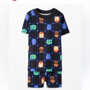 Marvel Kids Pajamas - Black with Blue and Green